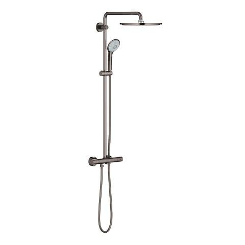 Grohe Euphoria System 310 Kolonlu Duş Paneli, Termostatik Duş Bataryası ile Birlikte, Sert Grafit - 26075A00