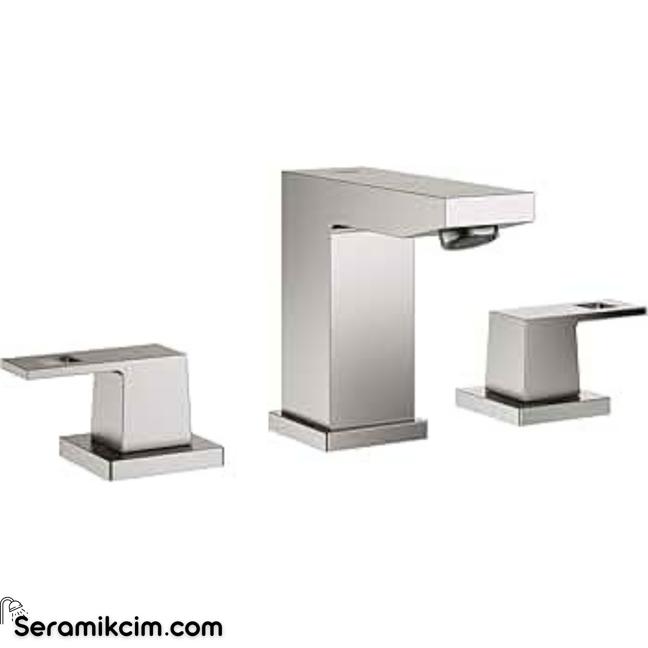 Grohe Eurocube 3 delikli lavabo bataryası 1/2