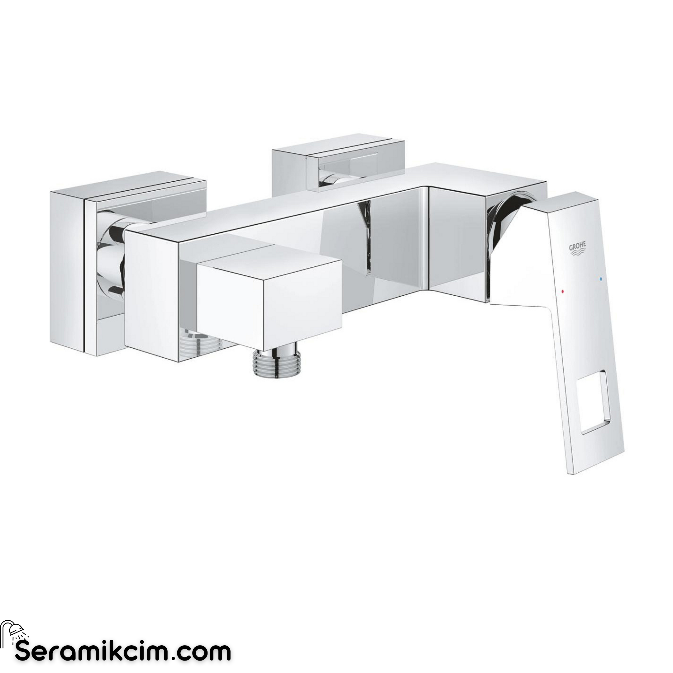 Grohe Eurocube Duş Bataryası Krom 23145000