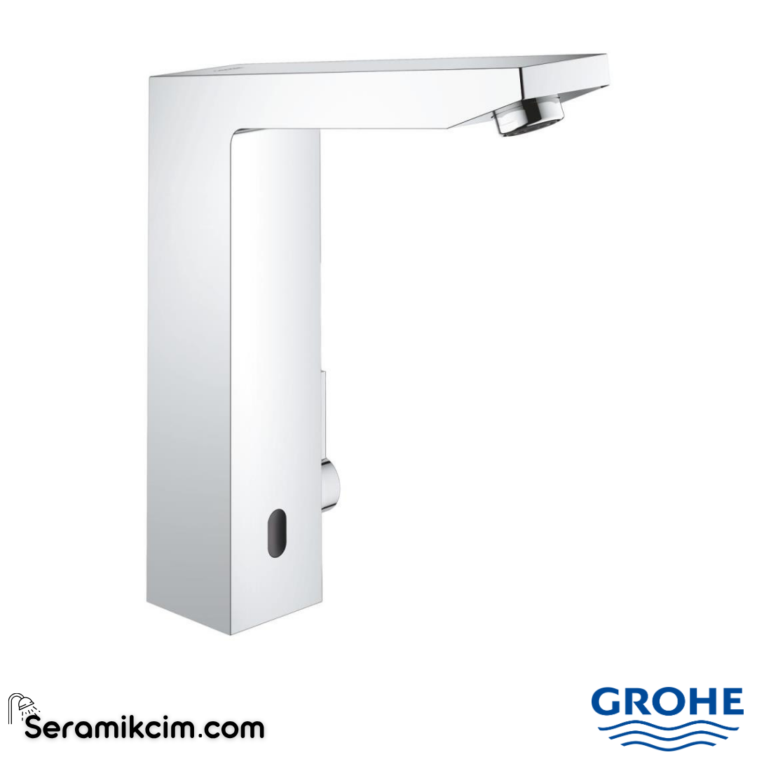 Grohe Eurocube E Fotoselli Lavabo Bataryası (Çift Su Girişli-Elektrikli) 36440000 - 36440000