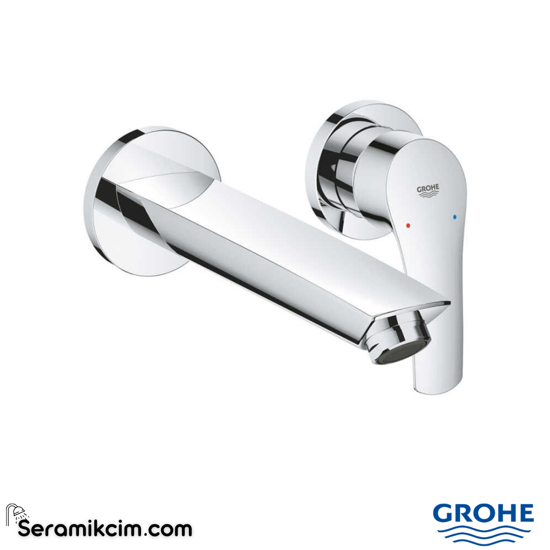 Grohe Eurosmart Duvardan Ankastre Lavabo Bataryası (Sıva Üstü Grubu) M-Boy Krom 2933830D