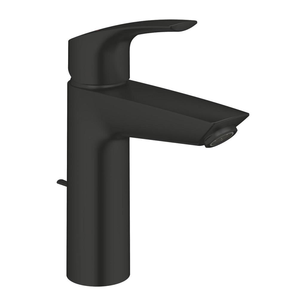Grohe Eurosmart Lavabo Bataryası, Sifon Kumandalı, Mat Siyah - 233222433