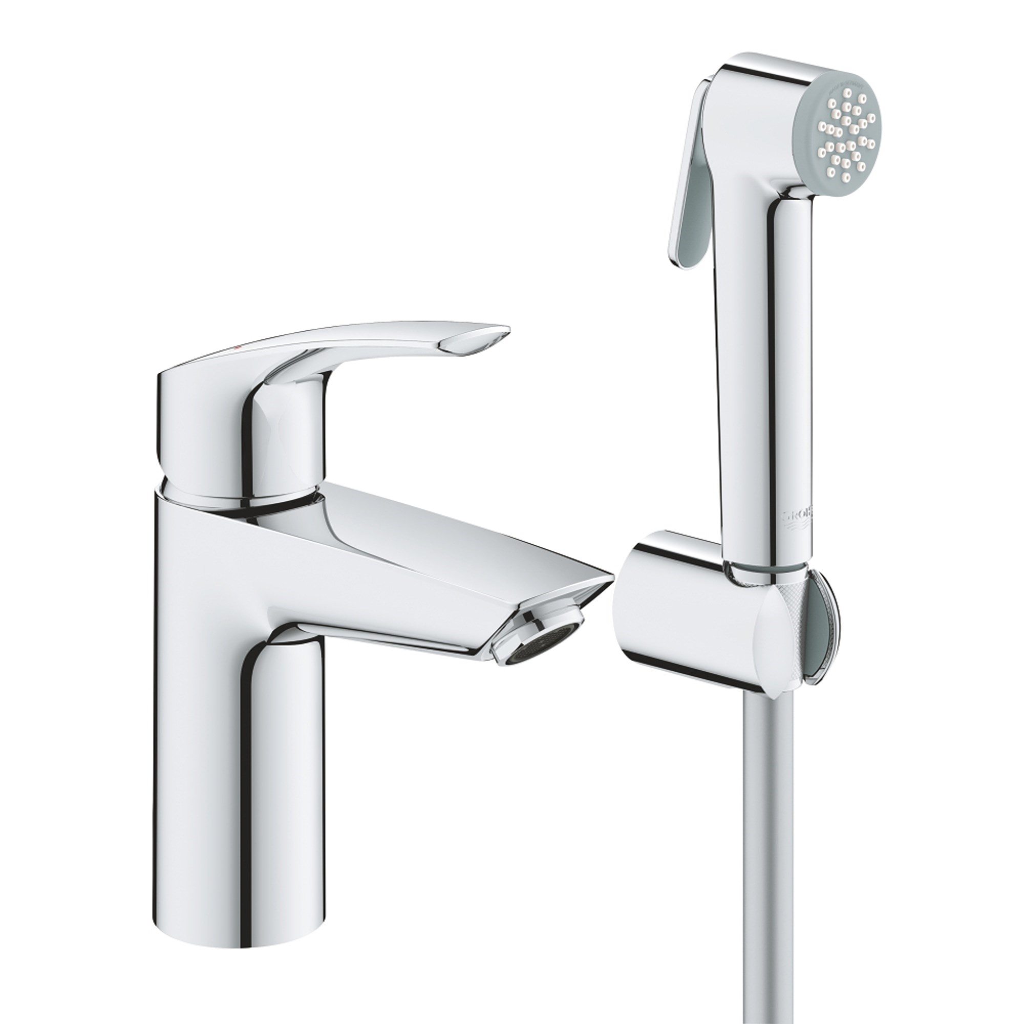 Grohe Eurosmart Lavabo Bataryası ve Tempesta-F Taharet Spreyi Seti Krom 23124003