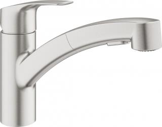Grohe Eurosmart Spiralli Eviye Bataryası, Paslanmaz Çelik - 30305DC1
