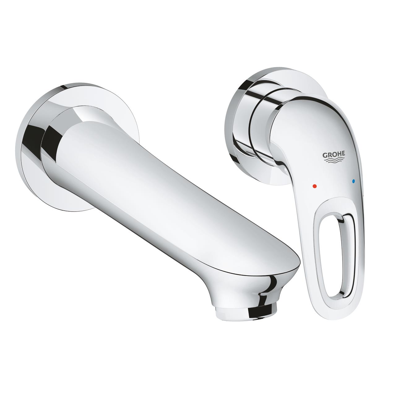 Grohe Eurostyle İki Delikli Ankastre Lavabo Bataryası (Sıva Üstü Grubu) Krom 19571003