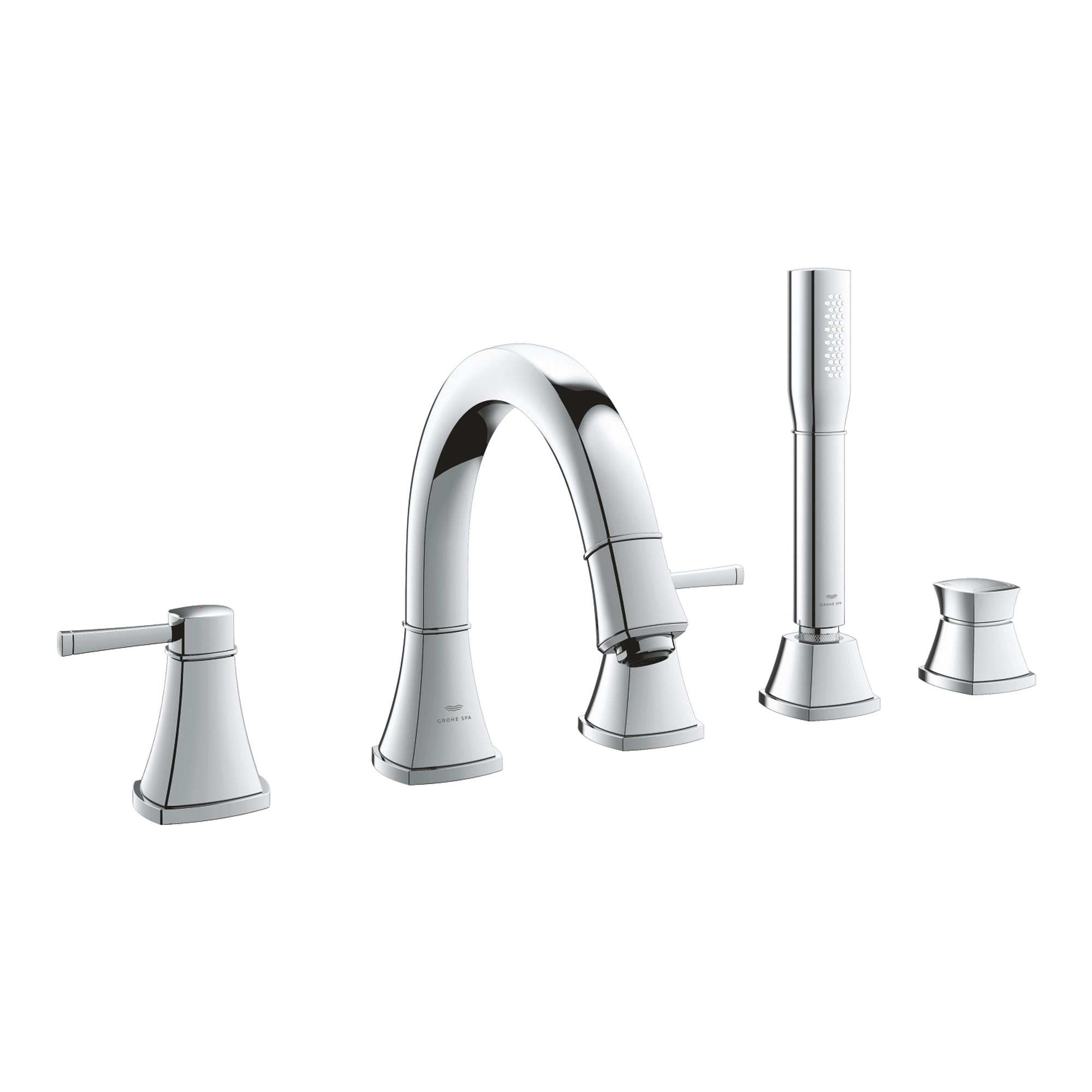 Grohe Grandera 5 Delikli Banyo Bataryası Seti Krom 29415000