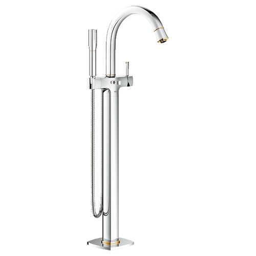Grohe Grandera Yerden Küvet Bataryası Krom Altın