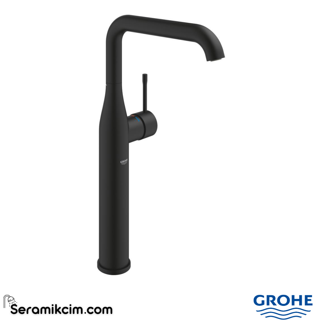 Grohe Grohe Essence Çanak Lavabo Bataryası (XL-Boy), Mat Siyah 24170KF1