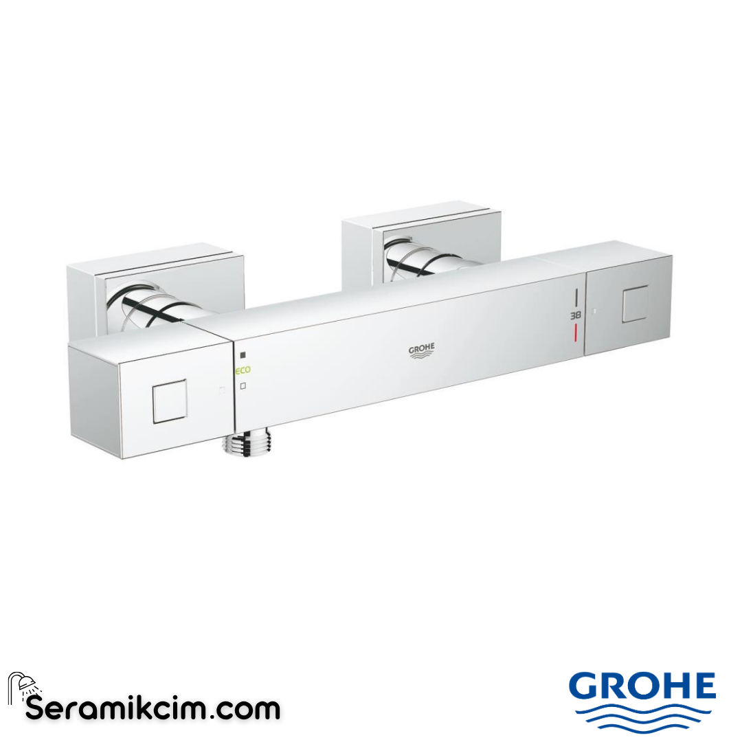 Grohe Grohtherm Cube Termostatik Duş Bataryası Krom 34488000