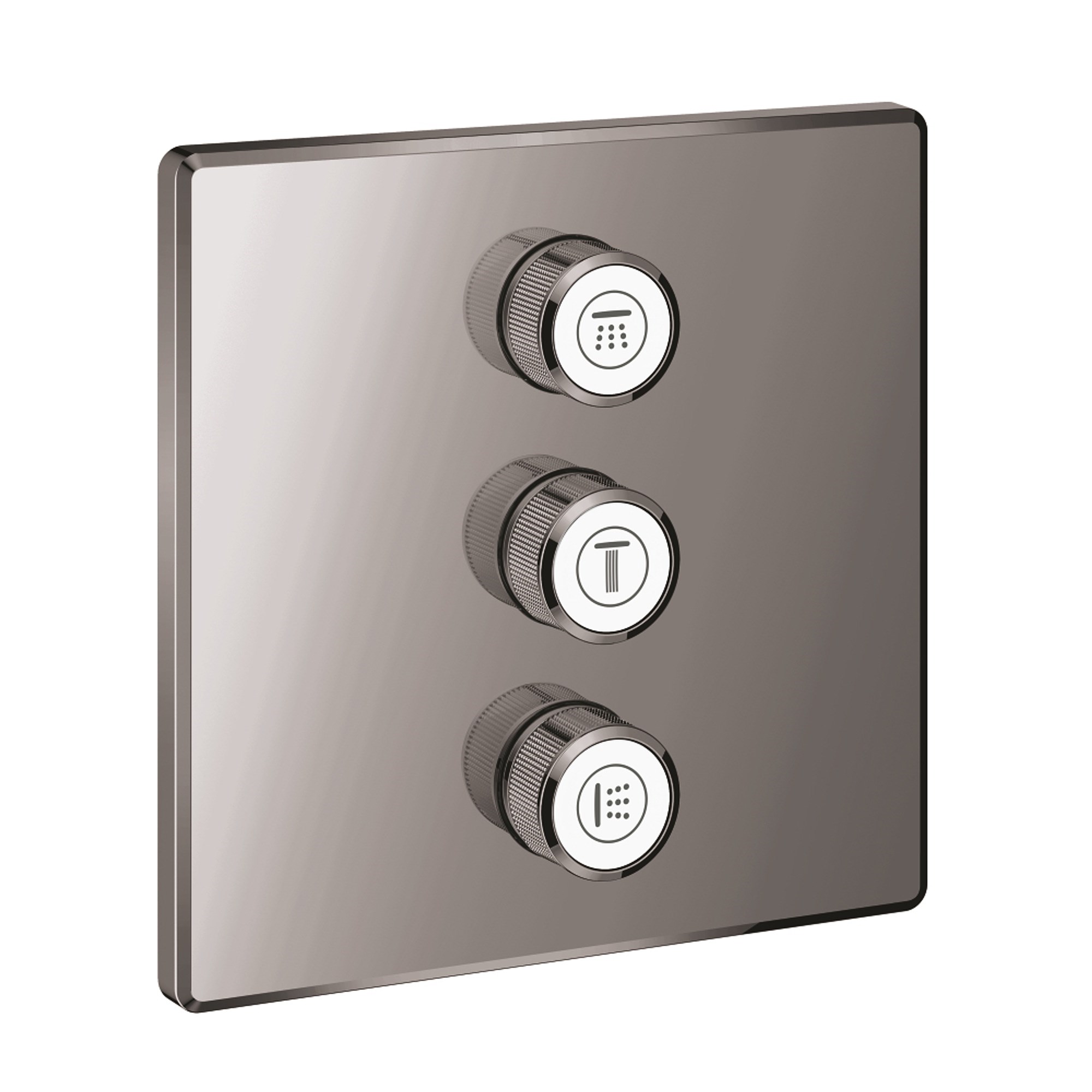 Grohe Grohtherm SmartControl 3 Çıkışlı Debi Kontrolü Sıva Üstü Grubu Sert Grafit 29127A00