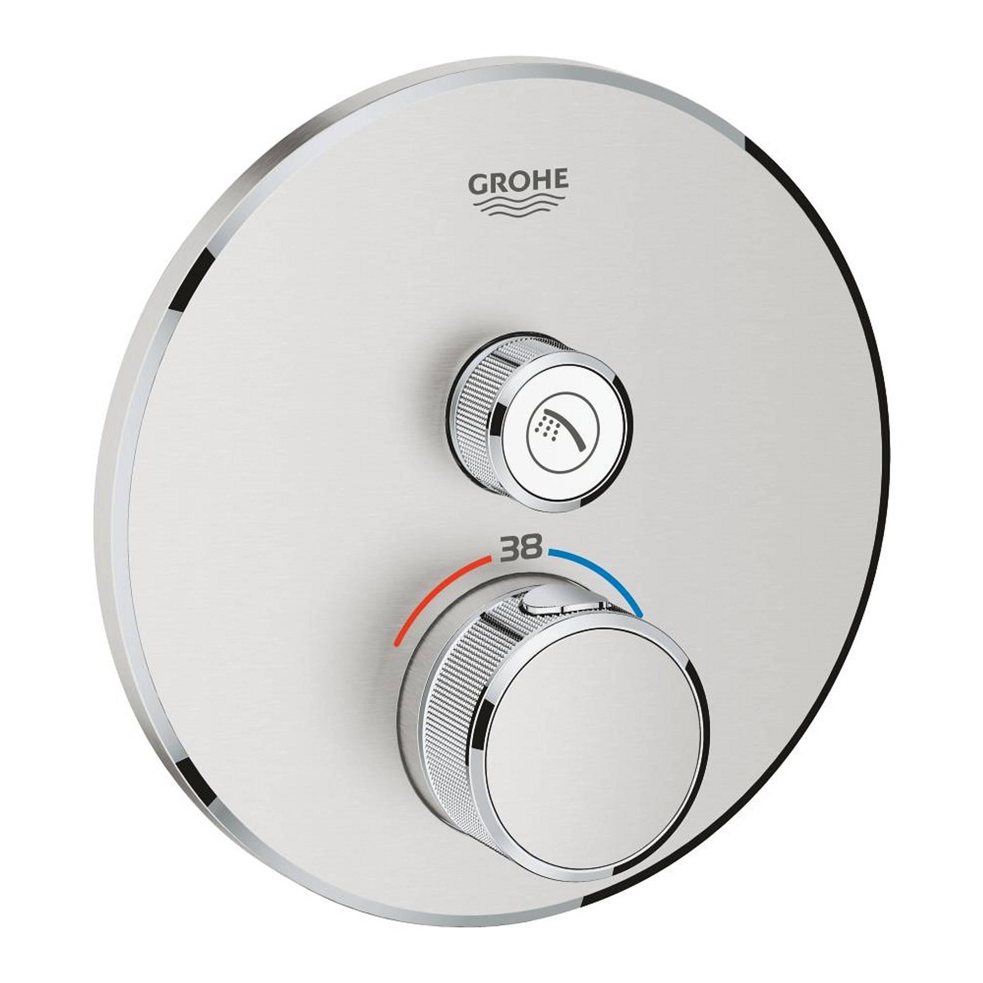 Grohe Grohtherm SmartControl Ankastre Termostatik Batarya 1 Vanalı Paslanmaz Çelik 29118DC0
