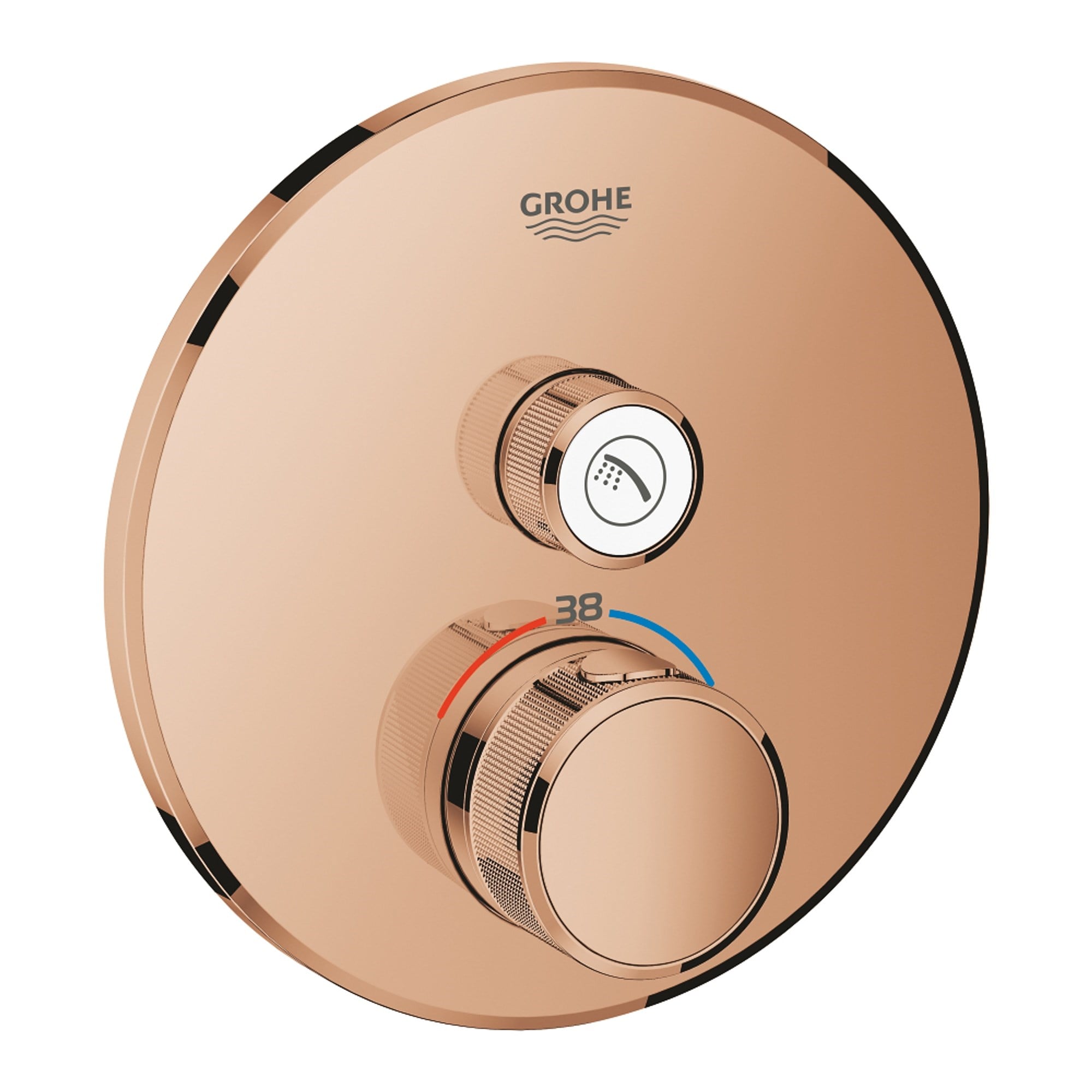 Grohe Grohtherm SmartControl Ankastre Termostatik Batarya 1 Vanalı Parlak Bakır 29118DA0