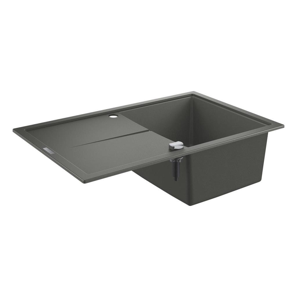 Grohe K400 Composite Kompozit Eviye 78x50cm 1 Gözlü Granit Gri 31639AT0