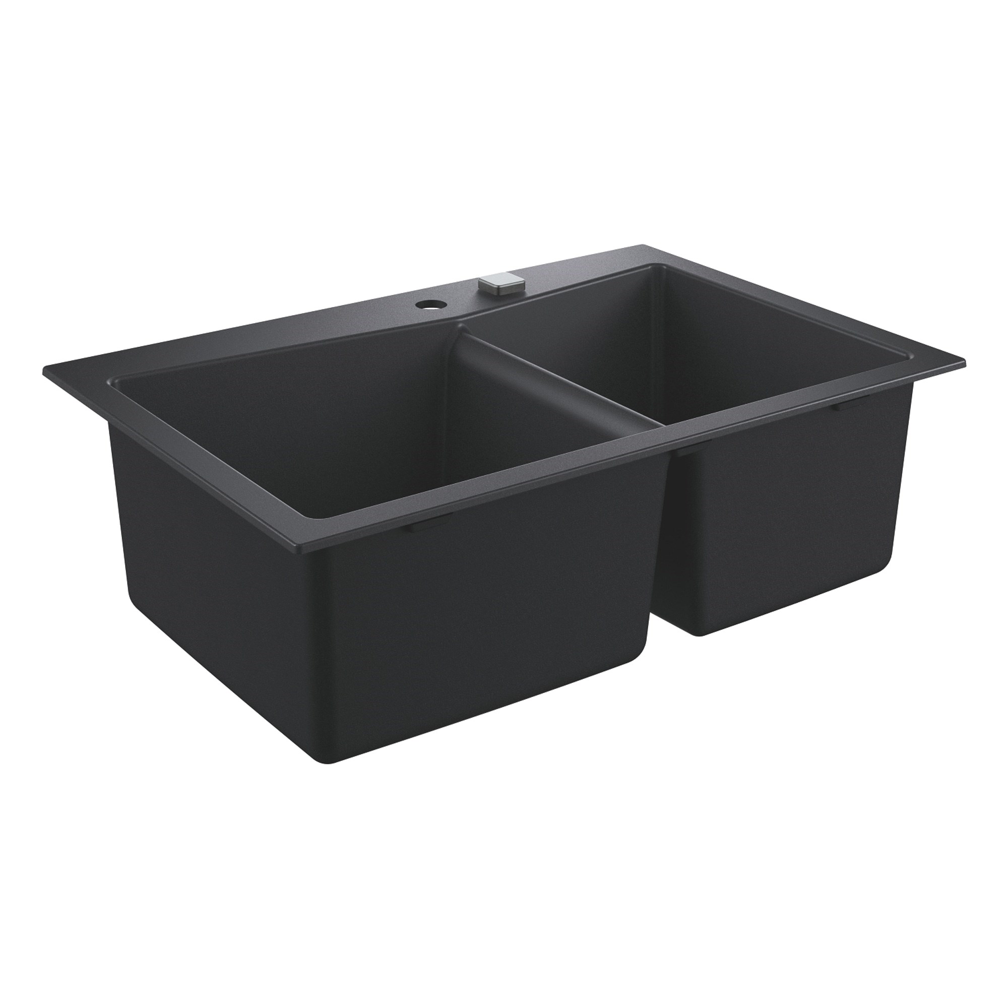 Grohe K700 Kompozit Eviye 83,8x55,9 cm 2 Hazneli Granit Siyah 31657AP0