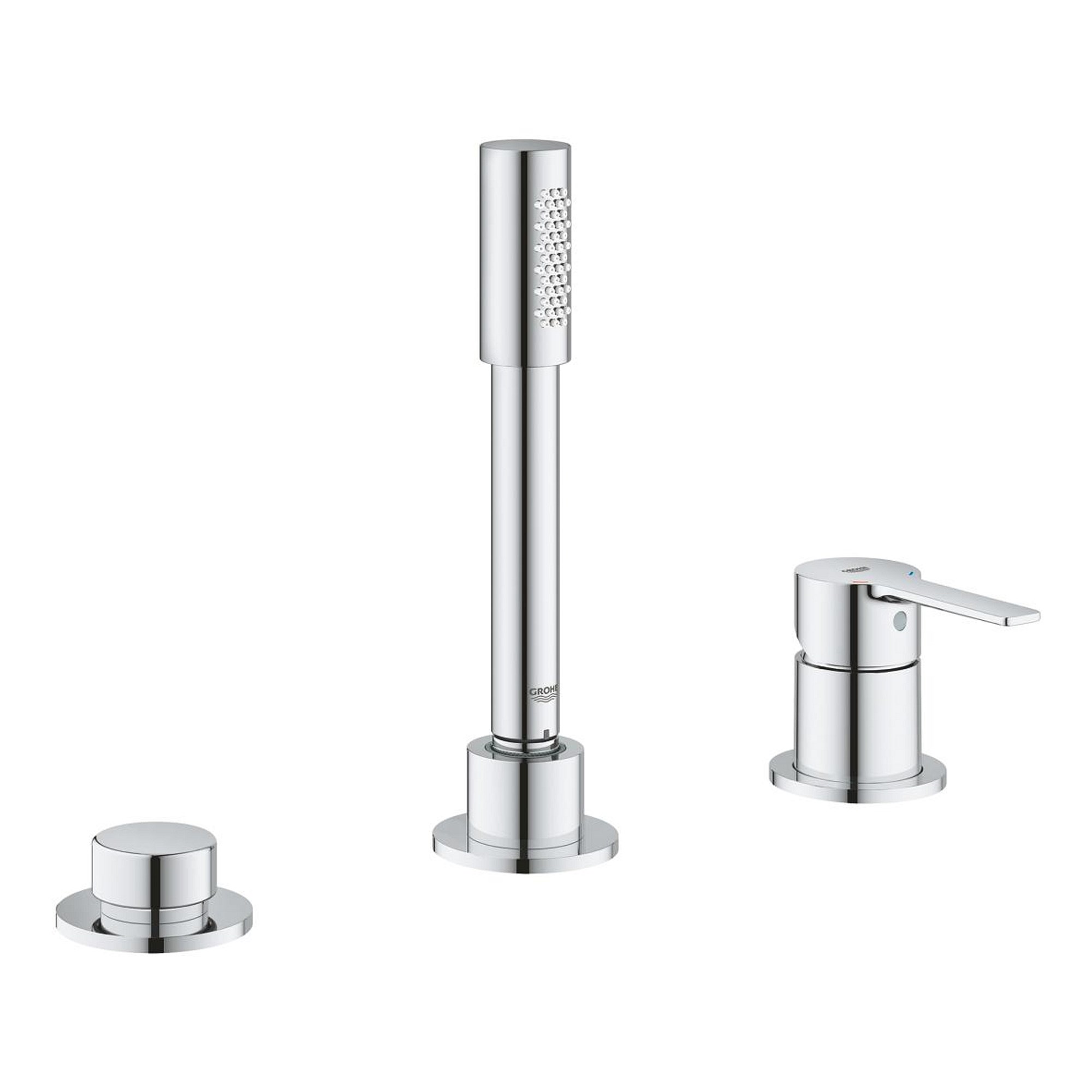 Grohe Lineare 3 Delikli Küvet Bataryası Seti Krom 19965001