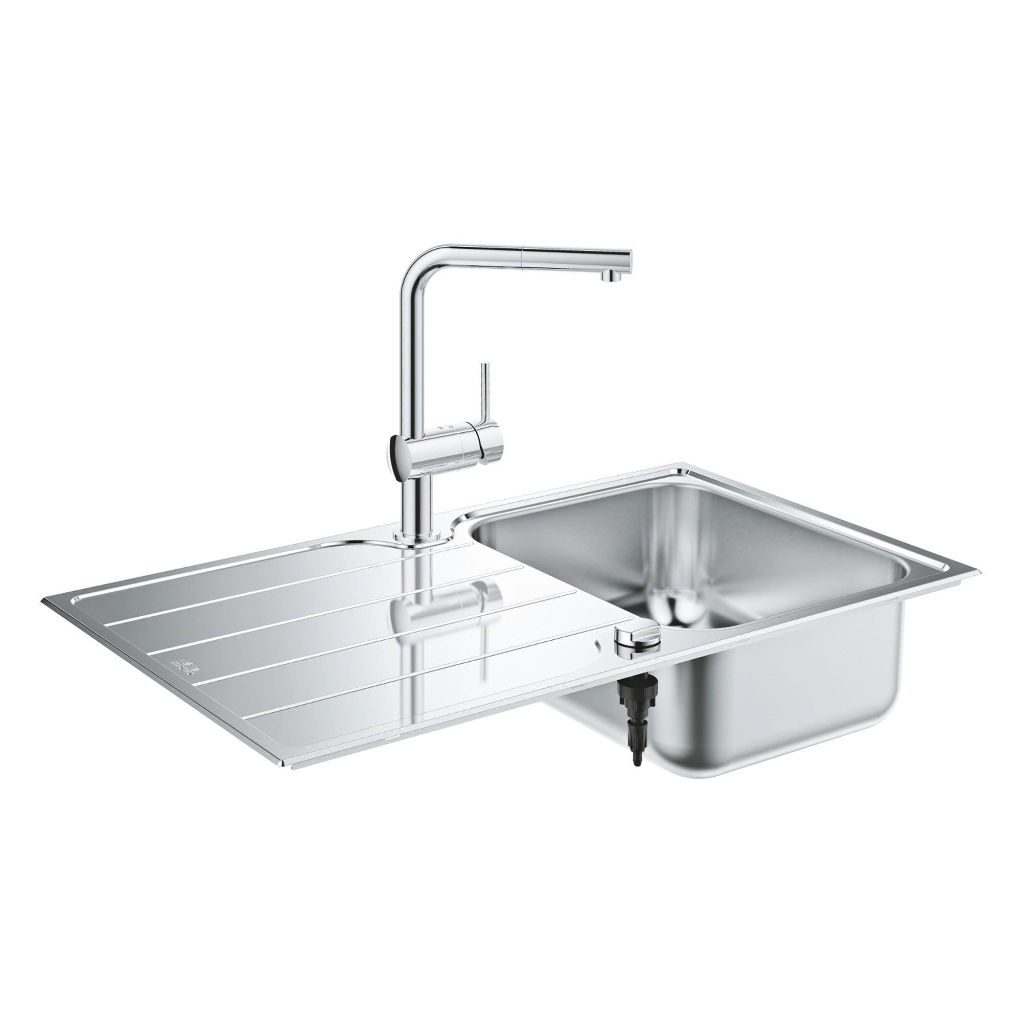 Grohe Minta Eviye ve Mutfak Bataryası Seti Paslanmaz Çelik 31573SD1