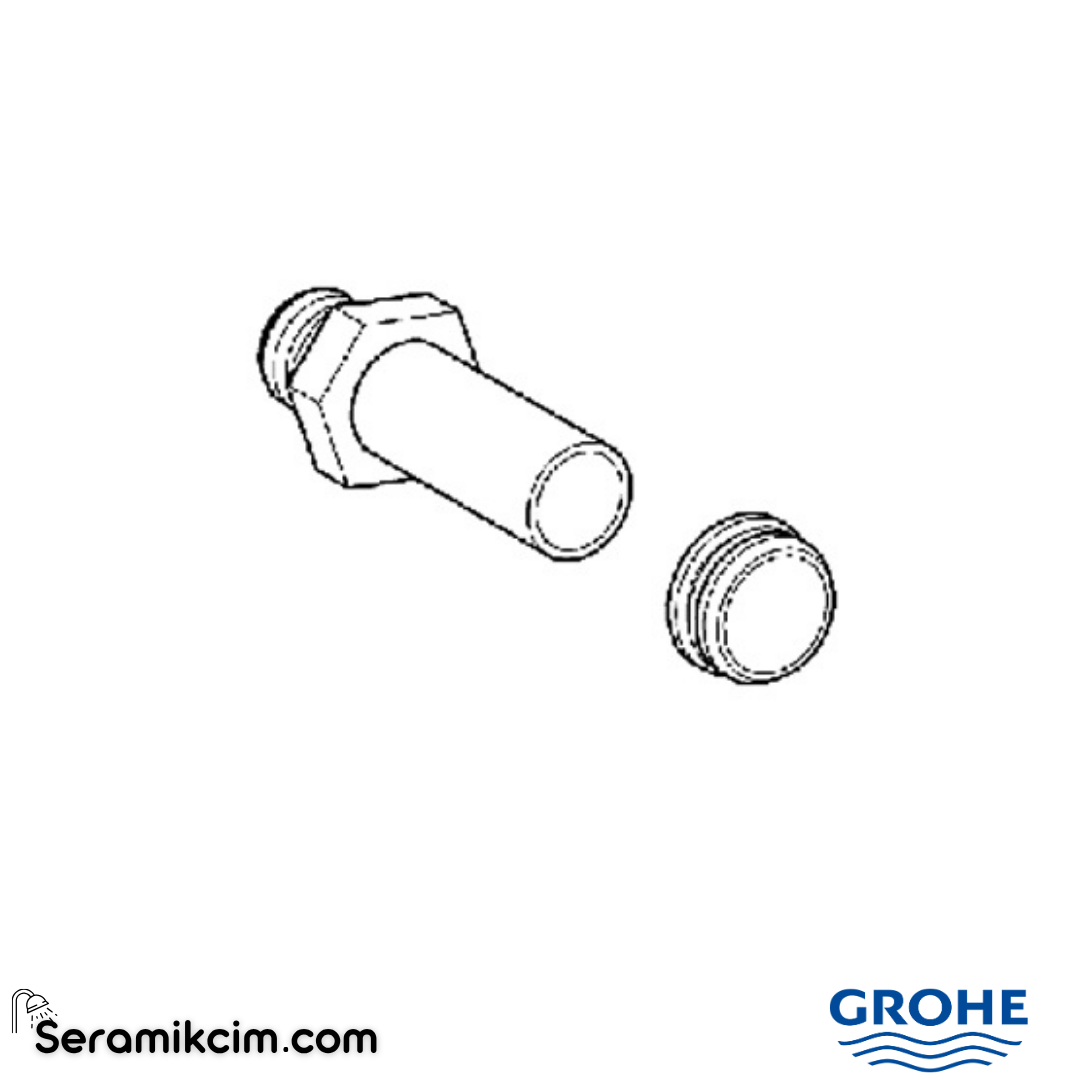 Grohe Pisuar İçin Temiz Su Giriş Adaptörü 37044000 - 37044000