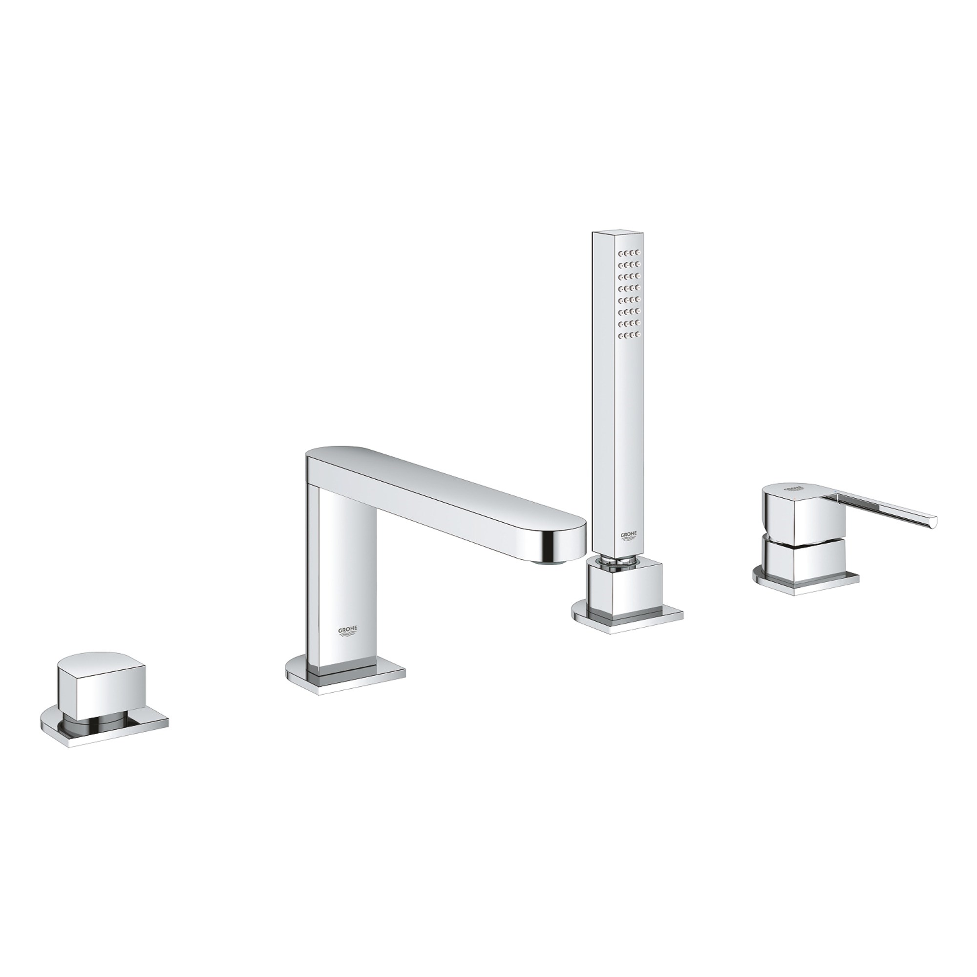 Grohe Plus 4 Delikli Küvet Bataryası Seti Krom 29307003