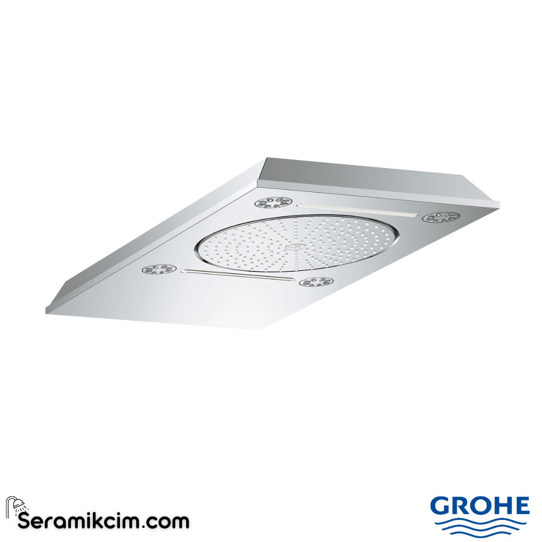 Grohe Rainshower Aqua 15 F-Series Multi Spray Tepe Duşu, 68x38cm Krom 26887000 - 26887000
