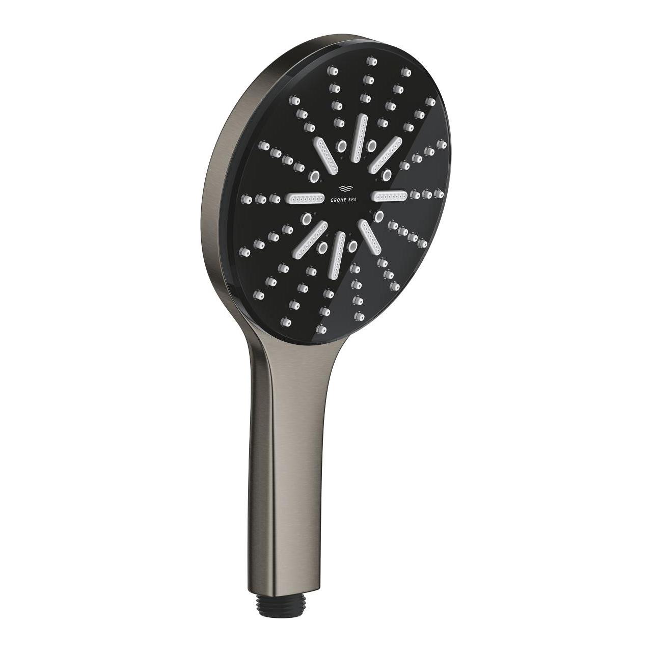 Grohe RainShower Aqua El Duşu, 3 Akışlı, Fırçalı Sert Grafit 101676AL00