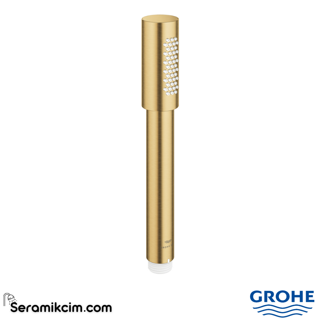 Grohe Rainshower Aqua Stick El Duşu, 1 Akışlı, Fırçalı Altın 26866GN0 - 26866GN0