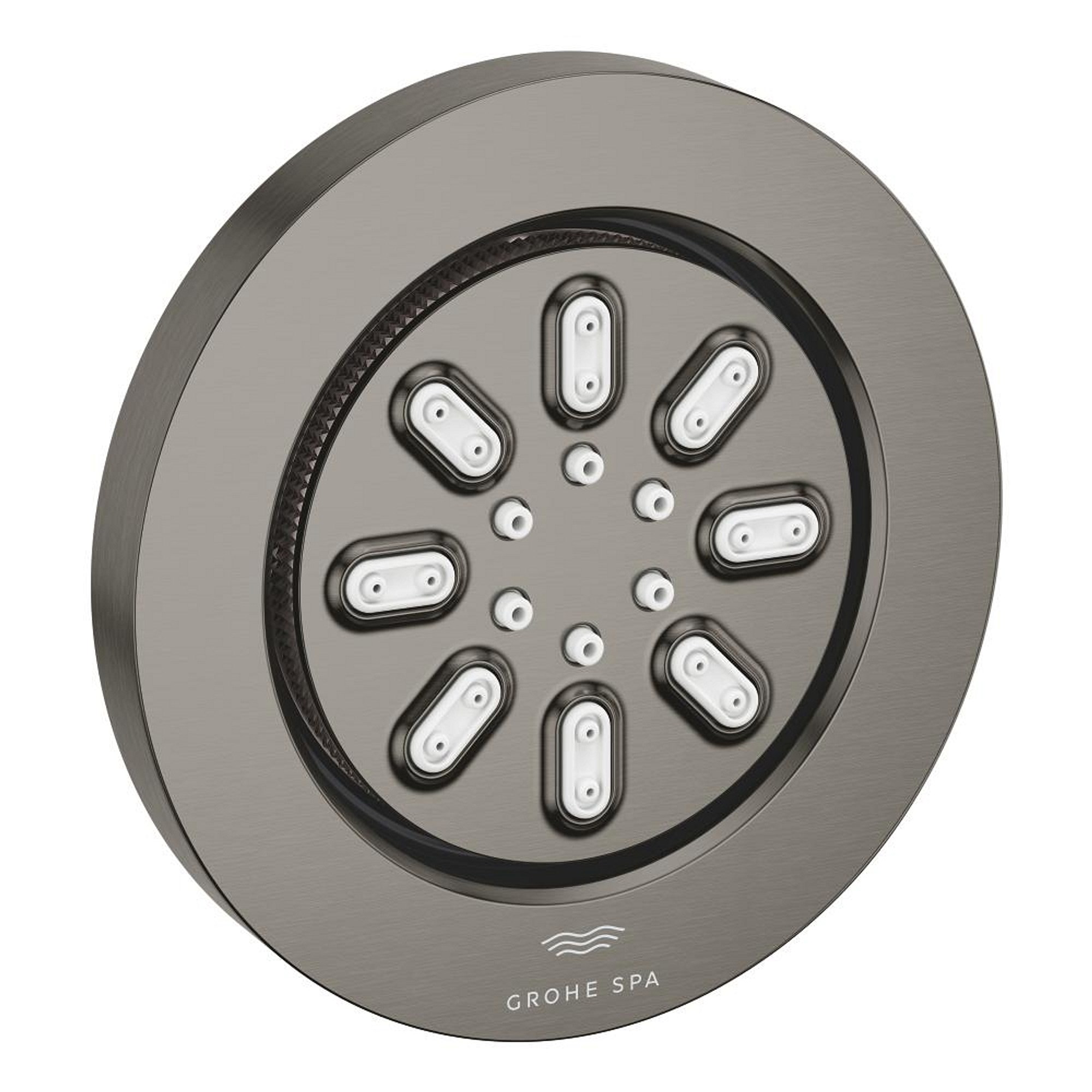Grohe Rainshower Aqua Yuvarlak Vücut Duşu 2 Fonksiyonlu Fırçalı Sert Grafit 26801AL0