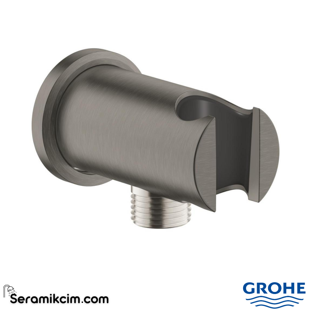 Grohe Rainshower Duş Çıkış Dirseği, Fırçalı Sert Grafit 26658AL0 - 26658AL0