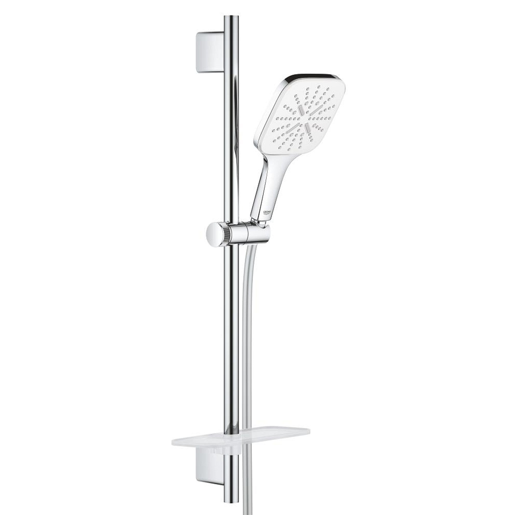 Grohe Rainshower SmartActive 130 Cube Sürgülü Duş Seti 3 Fonksiyonlu Beyaz 26584LS0