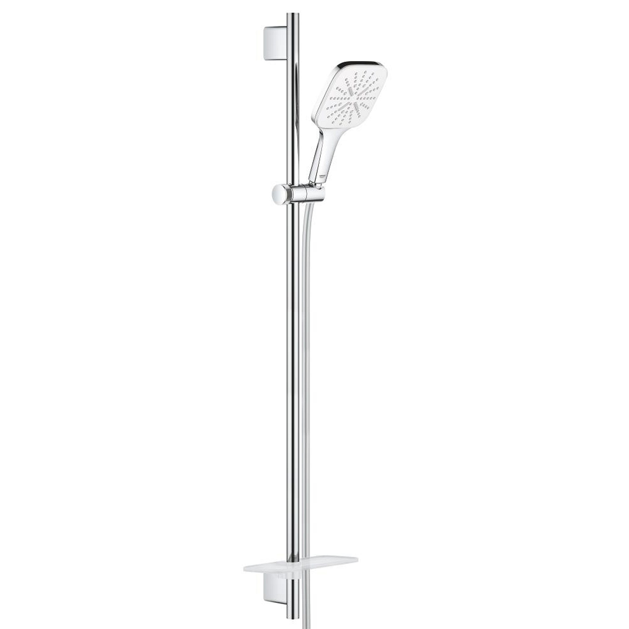 Grohe Rainshower SmartActive 130 Cube Sürgülü Duş Seti 3 Fonksiyonlu Beyaz 26587LS0