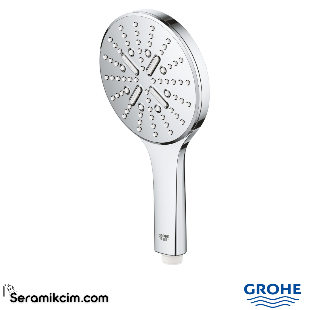 Grohe RainShower SmartActive 130 El Duşu, 3 Fonksiyonlu Krom 26574000