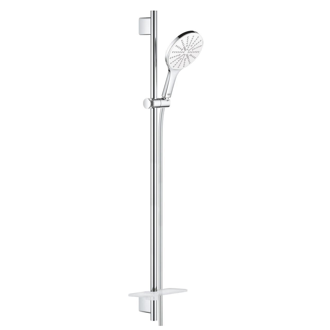 Grohe RainShower SmartActive 150 Sürgülü Duş Seti, 3 Fonksiyonlu, Krom-Beyaz 26594LS0