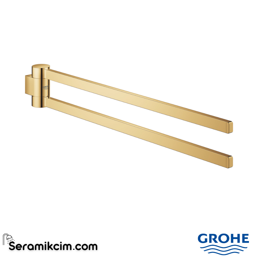 Grohe Selection İkili Döner Havluluk, Parlak Altın 41063GL0