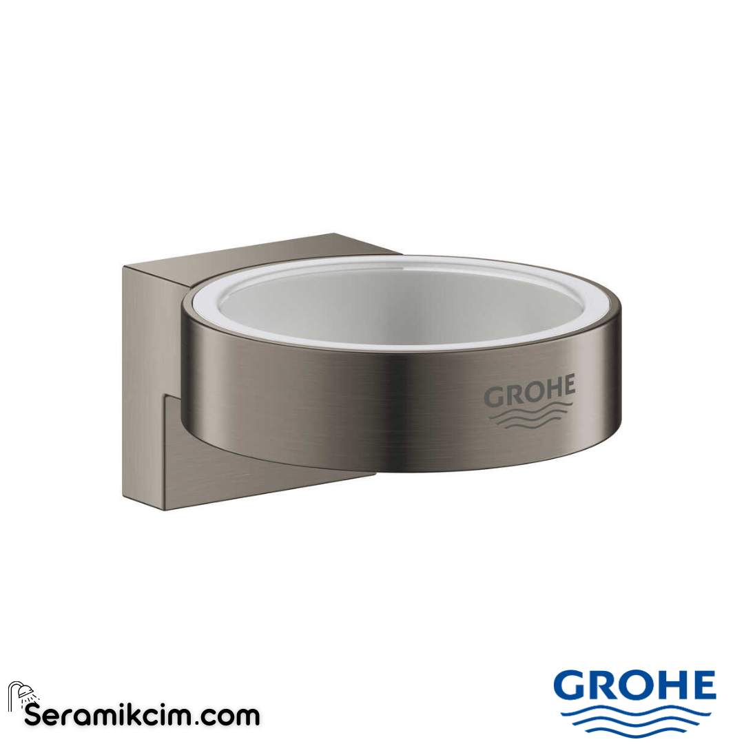 Grohe Selection Sabunluk Tutacağı, Fırçalı Sert Grafit - 41027AL0 - 41027AL0