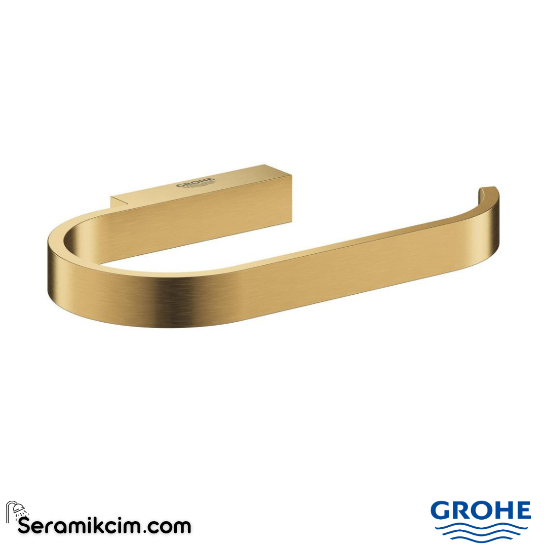 Grohe Selection Tuvalet Kağıtlığı, Fırçalı Altın 41068GN0
