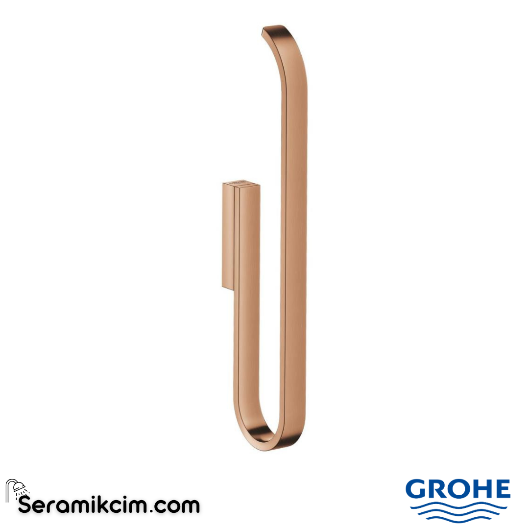 Grohe Selection Yedek Tuvalet Kağıtlığı, Fırçalı Bakır 41067DL0