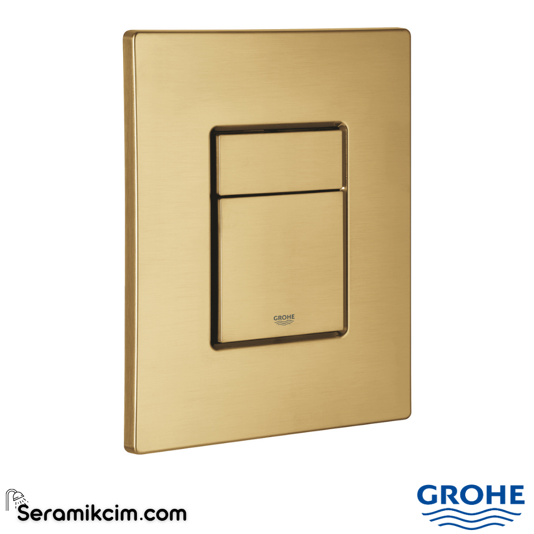 Grohe Skate Cosmopolitan Gömme Rezervuar Kumanda Paneli, Fırçalı Altın 38732GN0 - 38732GN0