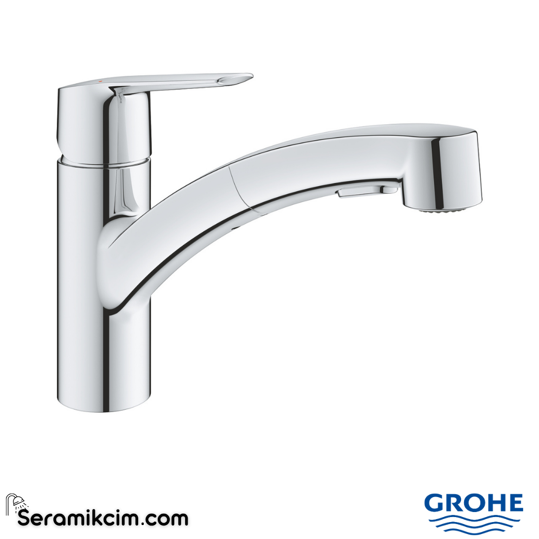Grohe Start Spiralli Eviye Bataryası Krom 30307001