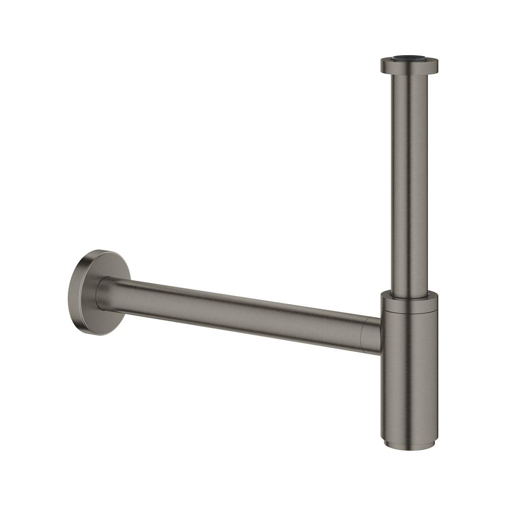 Grohe T-tipi Lavabo Sifonu, Fırçalı Sert Grafit 28912AL0