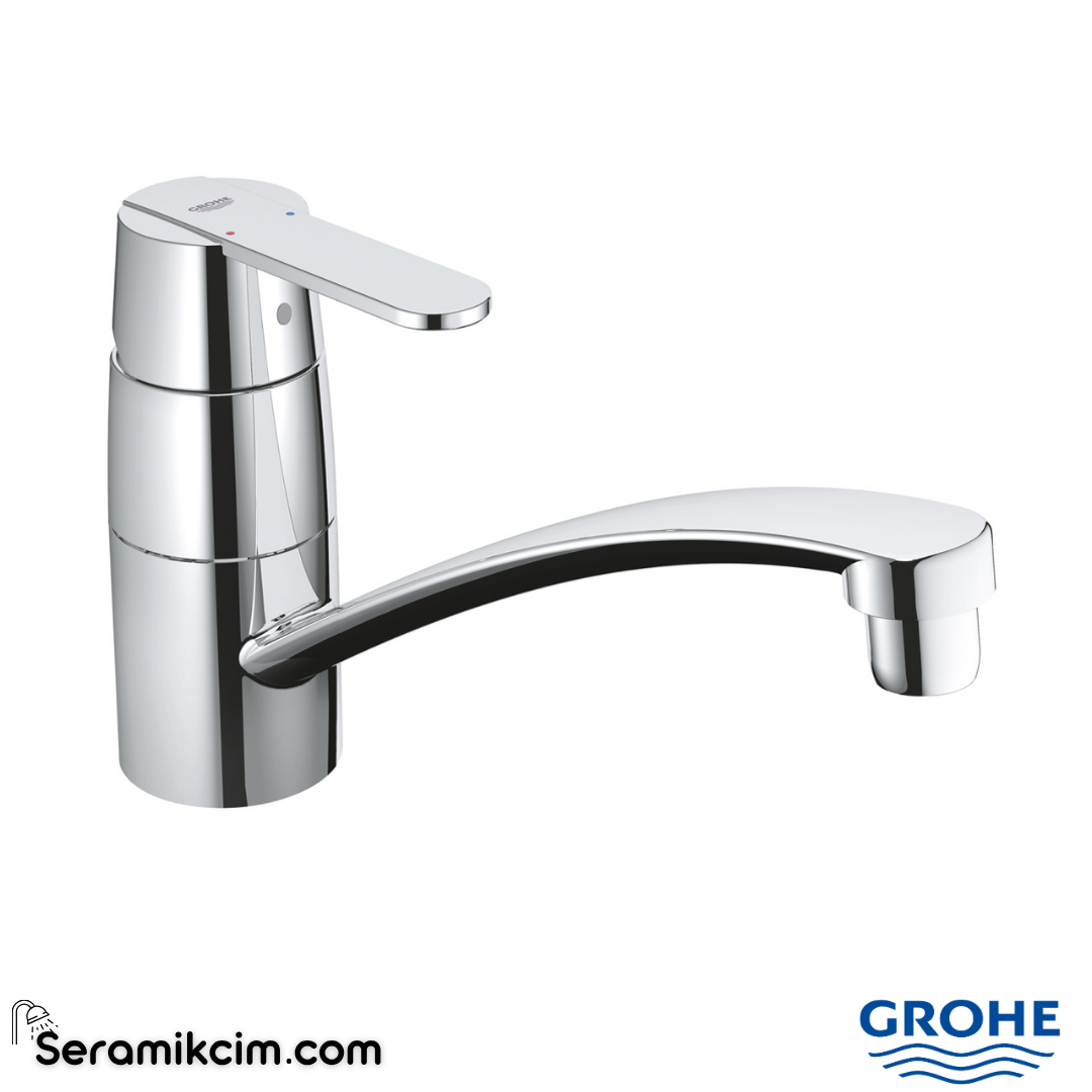 Grohe Tek Kumandalı Eviye Bataryası Krom 32891000