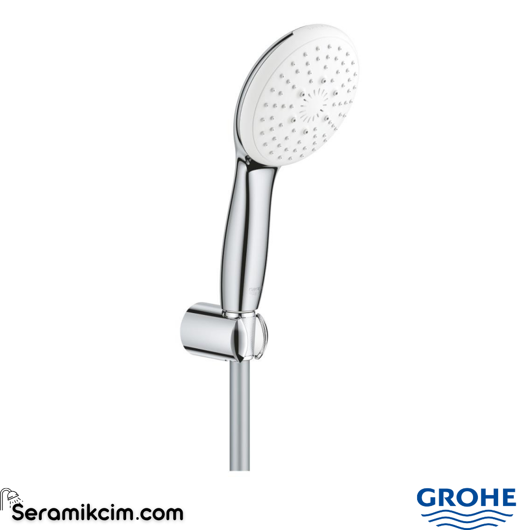 Grohe Tempesta 110 El Duş Takımı, 3 Fonksiyonlu Krom 26920003