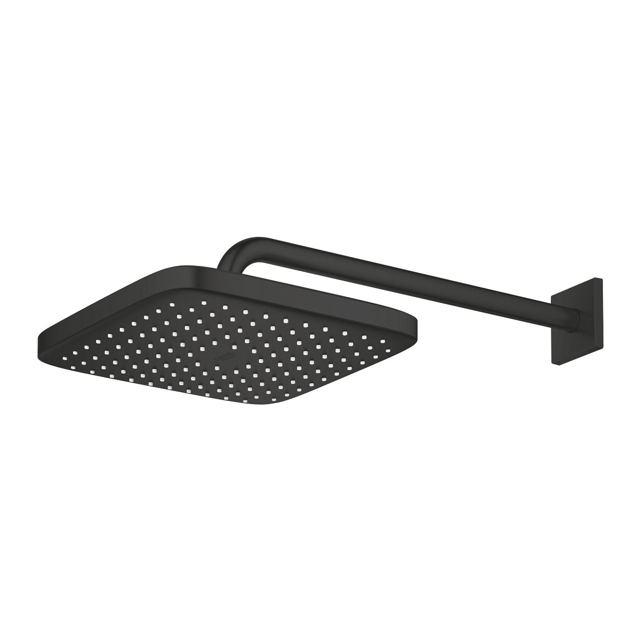 Grohe Tempesta 250 Kare Tepe Duşu Tek Akışlı, 25 cm (Duvardan Dirsek Dahil) Mat Siyah - 266872430