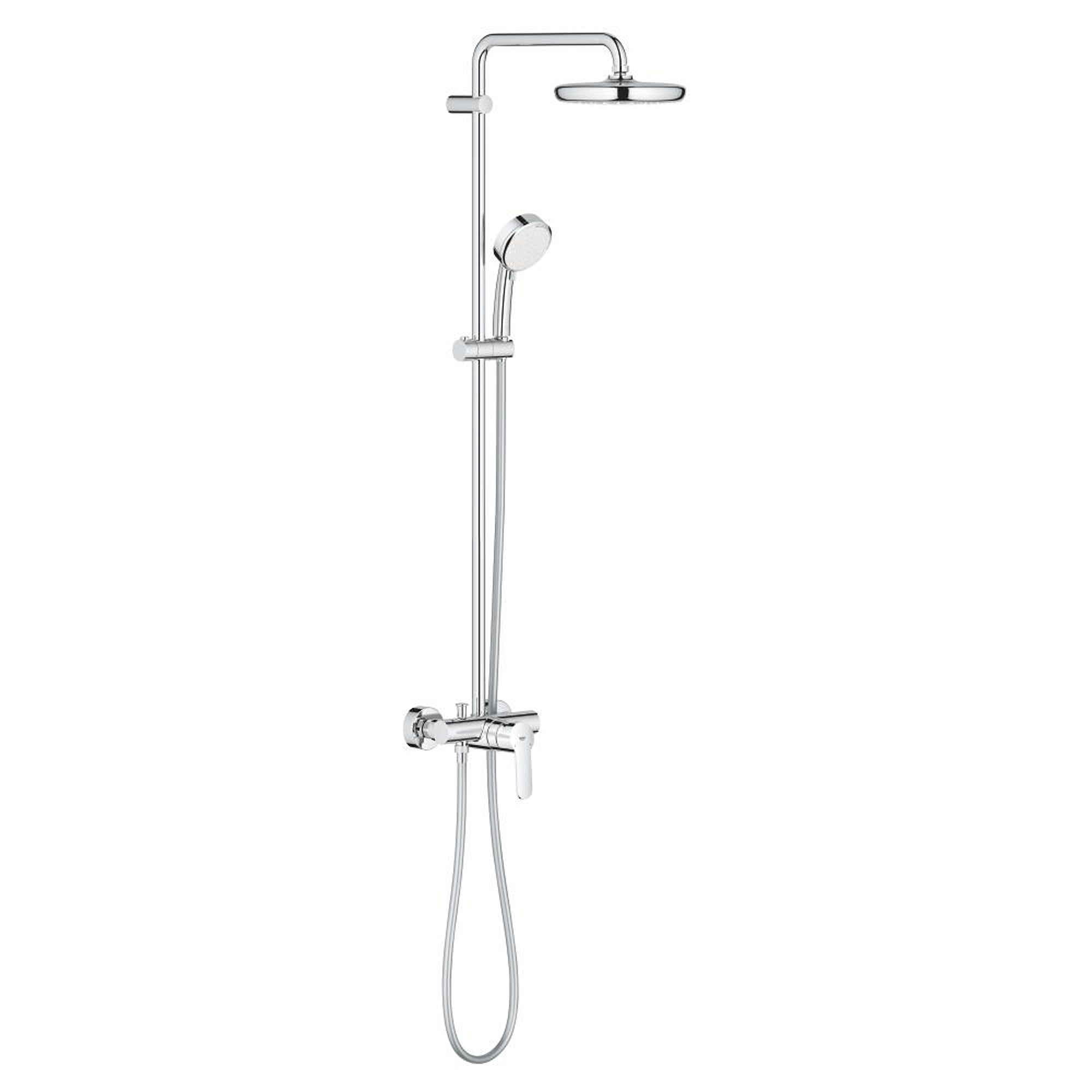 Grohe Tempesta Cosmopolitan System 210 Duvardan Bataryalı Duş Sistemi Krom 26224001