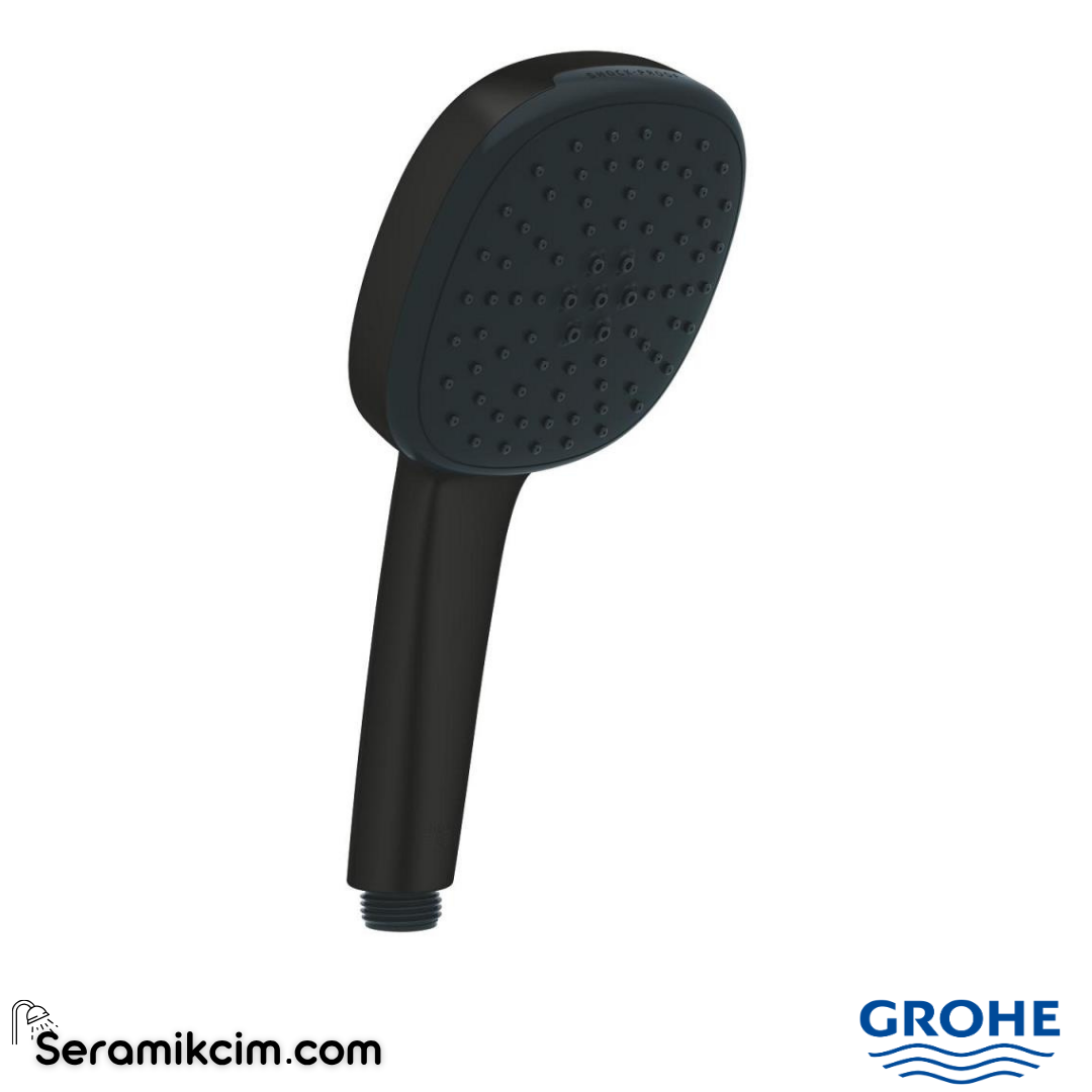Grohe Tempesta Cube 110 El Duşu, 2 Fonksiyonlu Mat Siyah 269022433