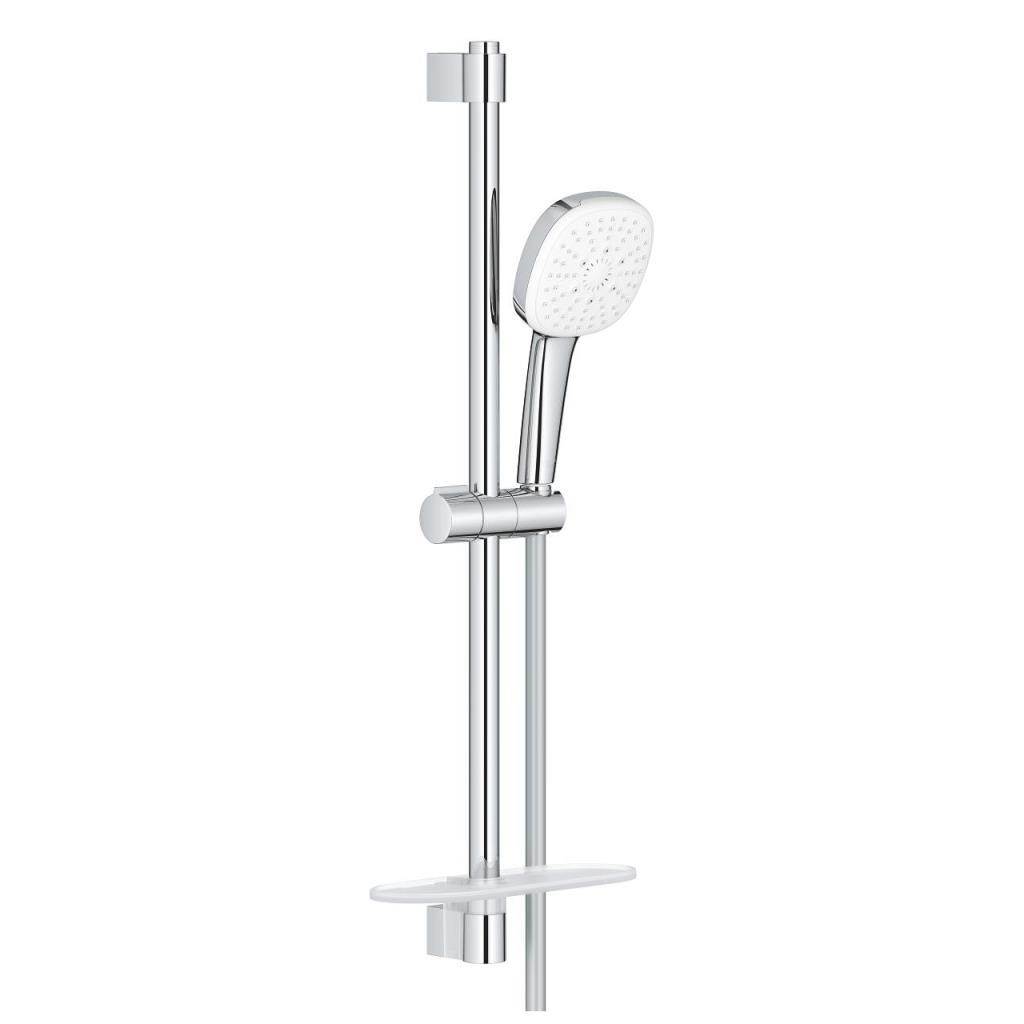 Grohe Tempesta Cube 110 Sürgülü Duş Seti, 3 Akışlı Krom 27929003