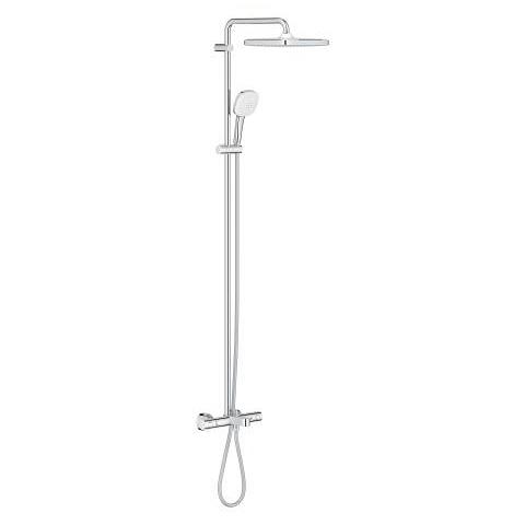 Grohe Tempesta System 250 Cube Duvara Monte Termostatik Banyo Bataryalı Duş Kolonu Krom - 26691001