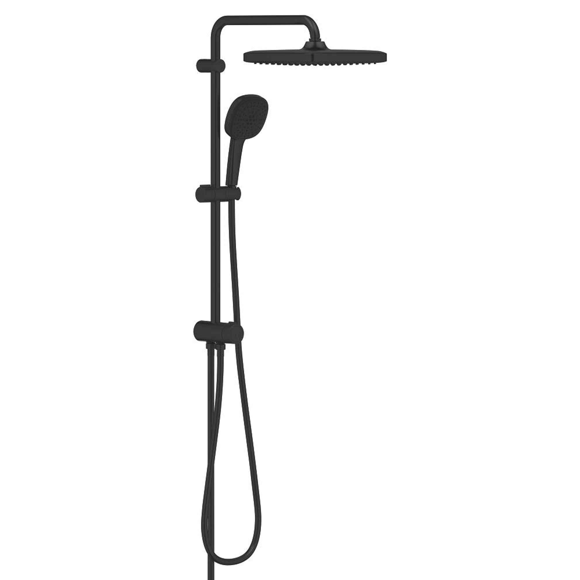 Grohe Tempesta System 250 Cube Duvardan Yönlendiricili Duş Sistemi Mat Siyah 269762431