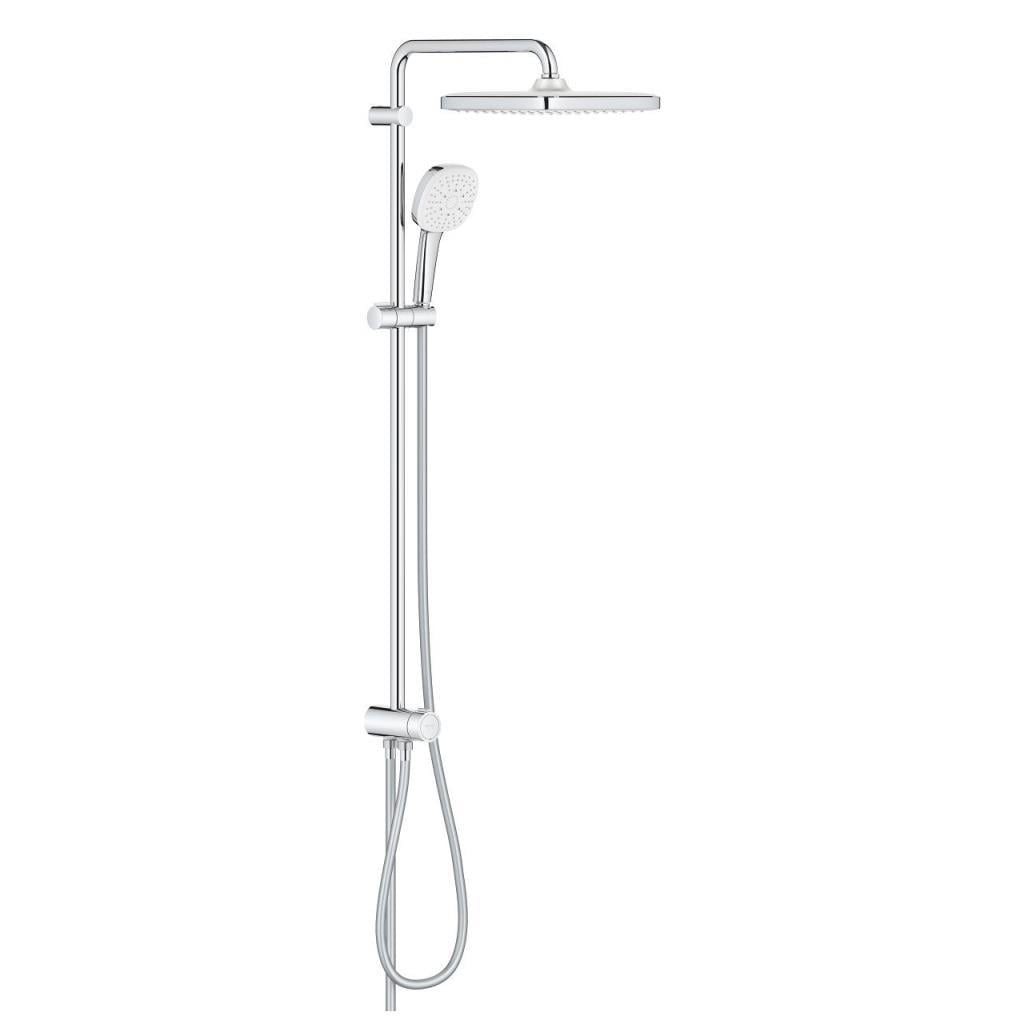 Grohe Tempesta System 250 Cube Kare Duş Başlıklı Duvara Monte Duş Sistemi Krom - 26694001