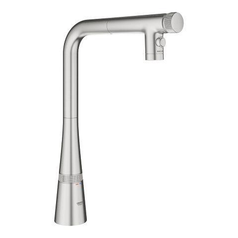 Grohe Zedra SmartControl Spiralli Eviye Bataryası, Paslanmaz Çelik 31886DC0