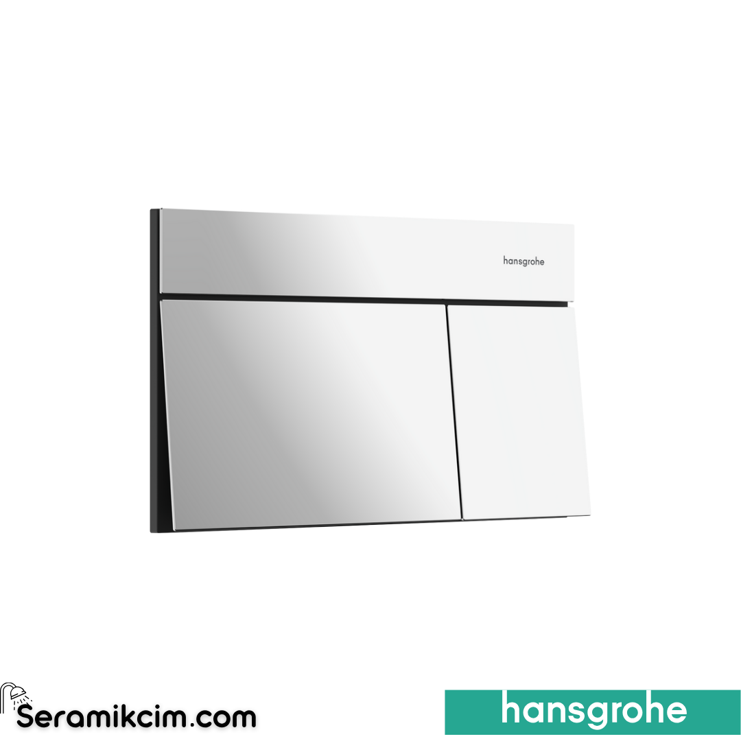 Hansgohe iFrame Element E Kumanda Kapağı Parlak Krom 66003000