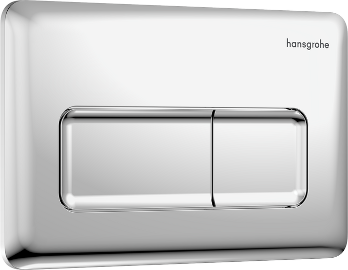 Hansgohe iFrame Original Q Kumanda Kapağı Parlak Krom 66001000